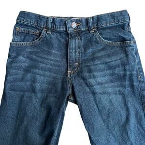 Wrangler Classic Straight Jeans Youth 16 Regular Dark Wash Stretch